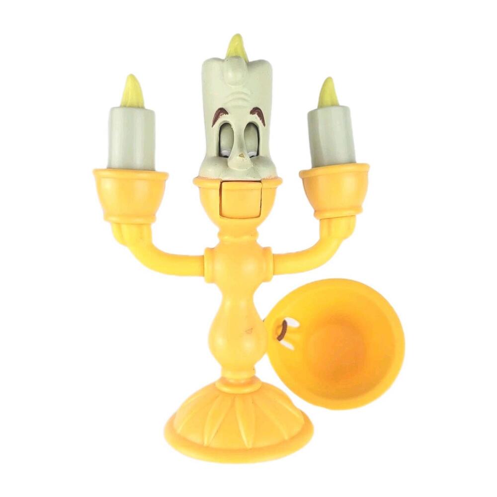 2002 Lumiere 4.75" McDonald's Figure 3 Disney Beauty and the Beast READ